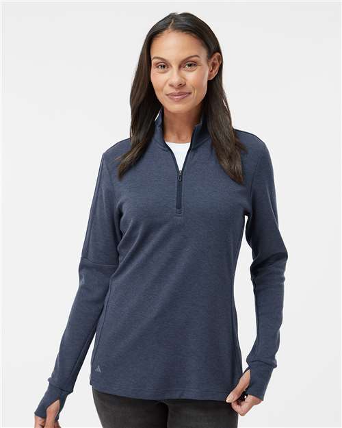 Women's 3-Stripe Quarter-Zip Sweater Pullover