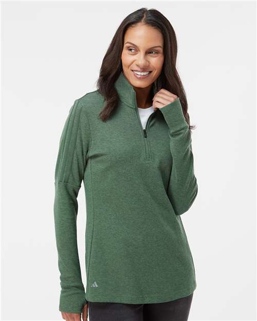 Women's 3-Stripe Quarter-Zip Sweater Pullover