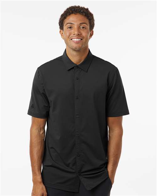 Men's Full Button Down Short Sleeve Shirt