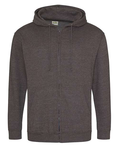 Unisex Midweight College Full-Zip Hooded Sweatshirt