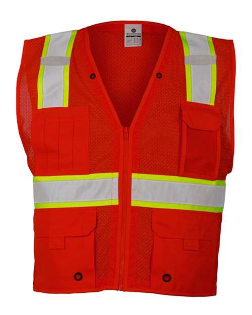 Unisex EV Series® Enhanced Visibility Multi-Pocket Mesh Vest