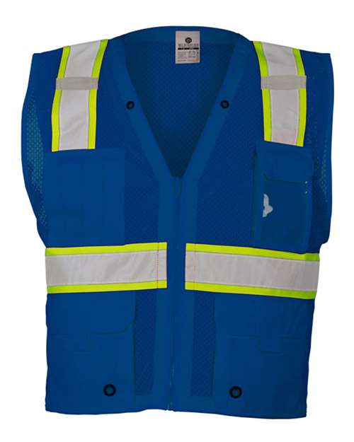 Unisex EV Series® Enhanced Visibility Multi-Pocket Mesh Vest