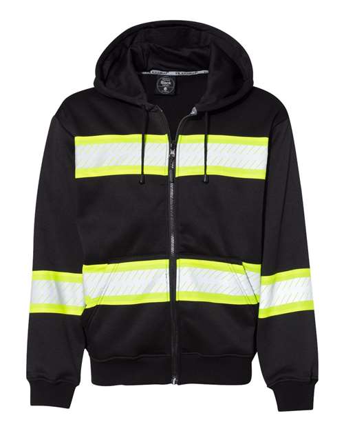 Men's EV Series® Enhanced Visibility Full-Zip Hooded Sweatshirt