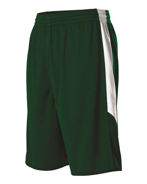 Men's Single Ply Reversible Basketball Shorts