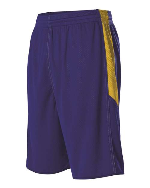 Men's Single Ply Reversible Basketball Shorts