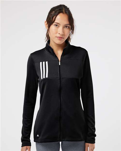 Women's 3-Stripe Double Knit Full-Zip