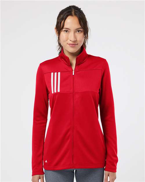 Women's 3-Stripe Double Knit Full-Zip