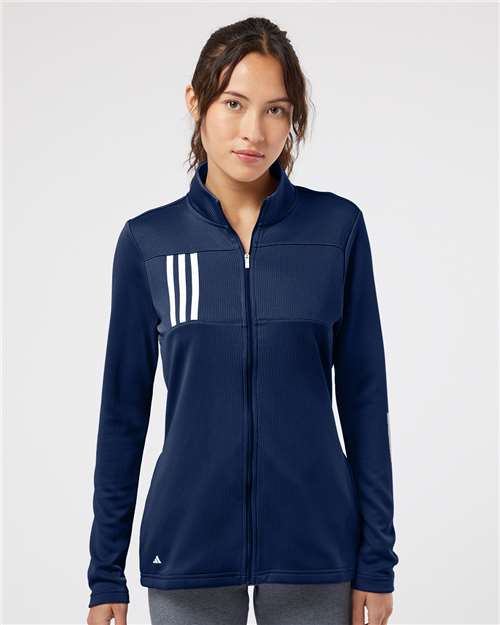 Women's 3-Stripe Double Knit Full-Zip