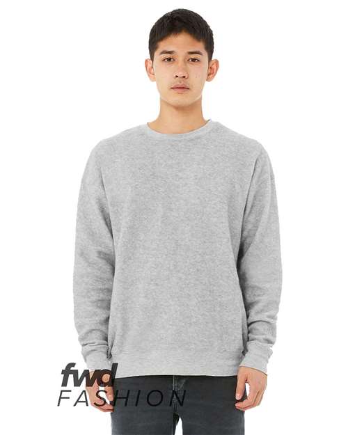 Unisex FWD Fashion Sueded Drop Shoulder Crewneck Sweatshirt
