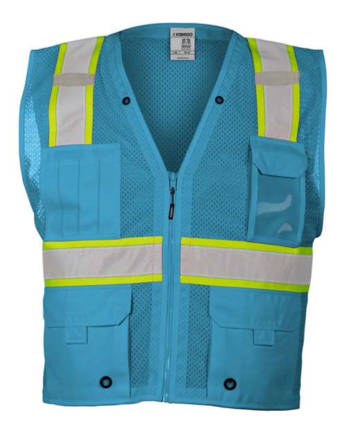 Unisex EV Series® Enhanced Visibility Multi-Pocket Mesh Vest